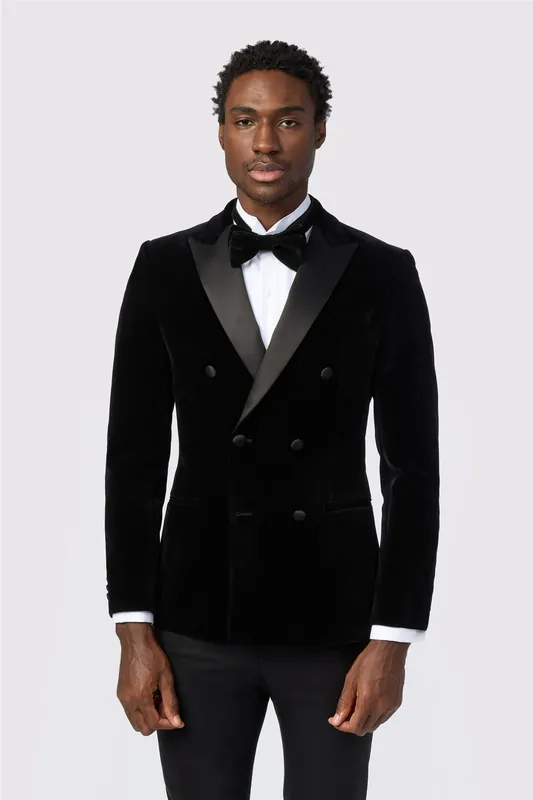 Slim Fit Velvet Jacket - Antique Rogue