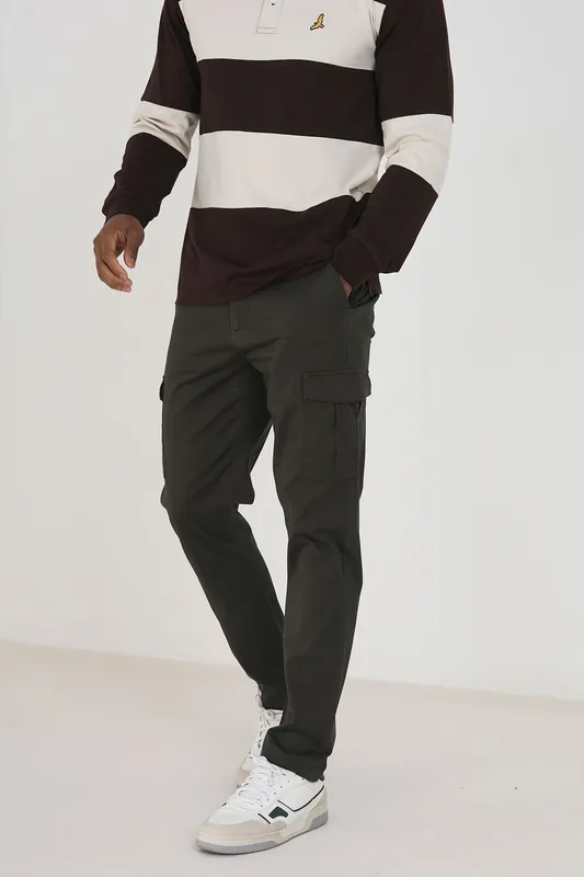 Cargo Style Chino Trousers - Brave Soul
