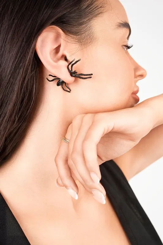 Anara Statement Spider Wrap Ear Cuff - IKRUSH