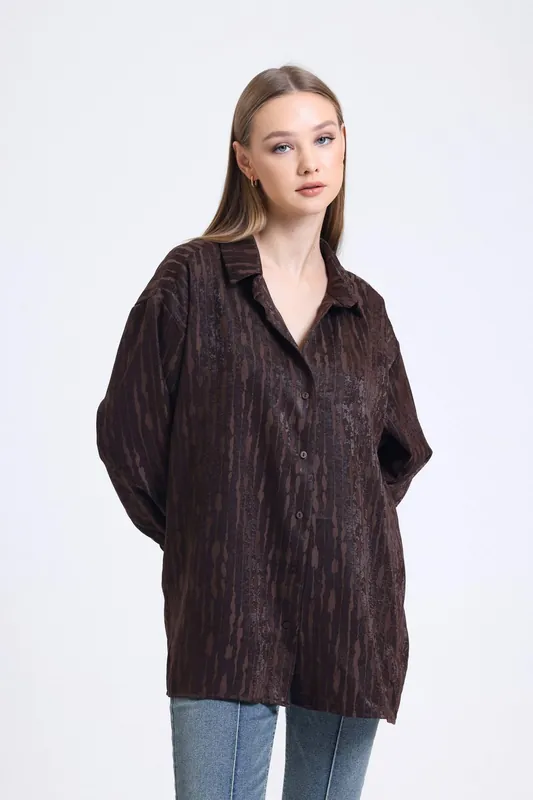Plisse Oversized Shirt - Hiccup