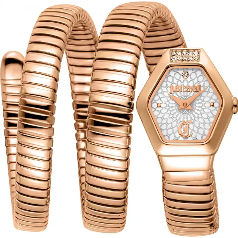 JC1L395M0045 Signature Snake 23mm Quartz Watch - Just Cavalli