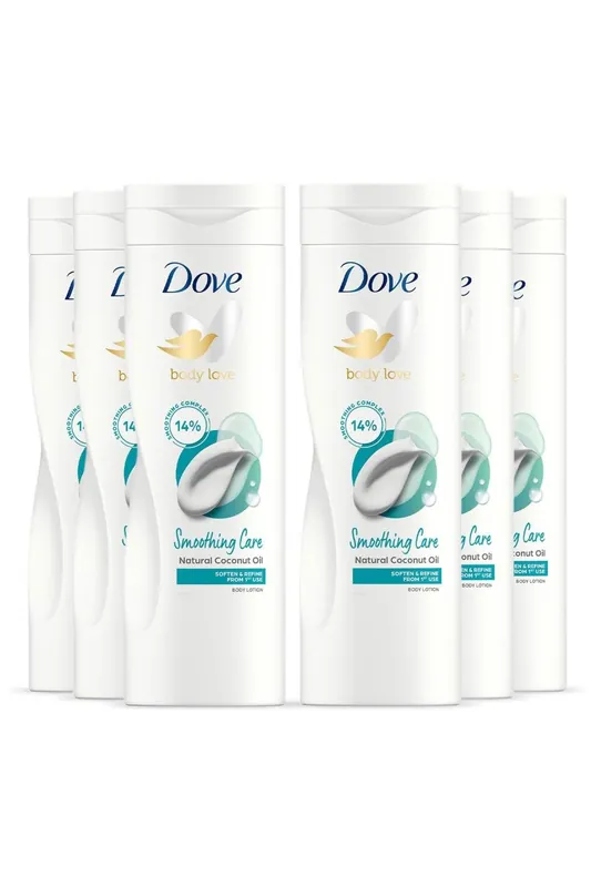 Natural Coconut Oil 'Body Lotion', 6x400ml - Dove