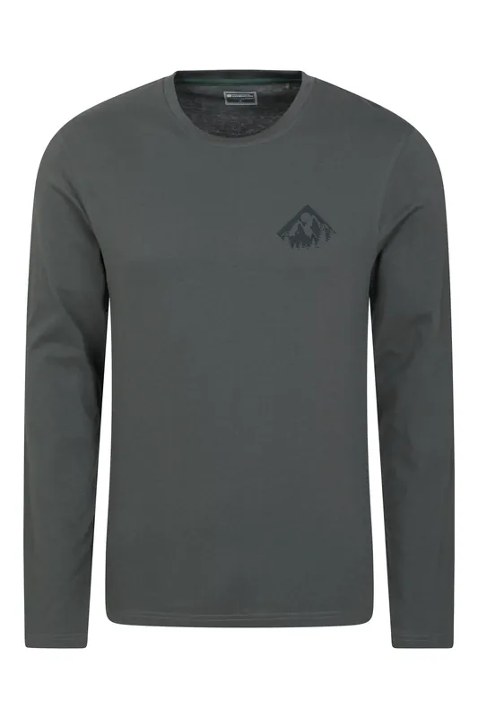 Mountain View T-Shirt Long Sleeved Shirt Winter Tee Top