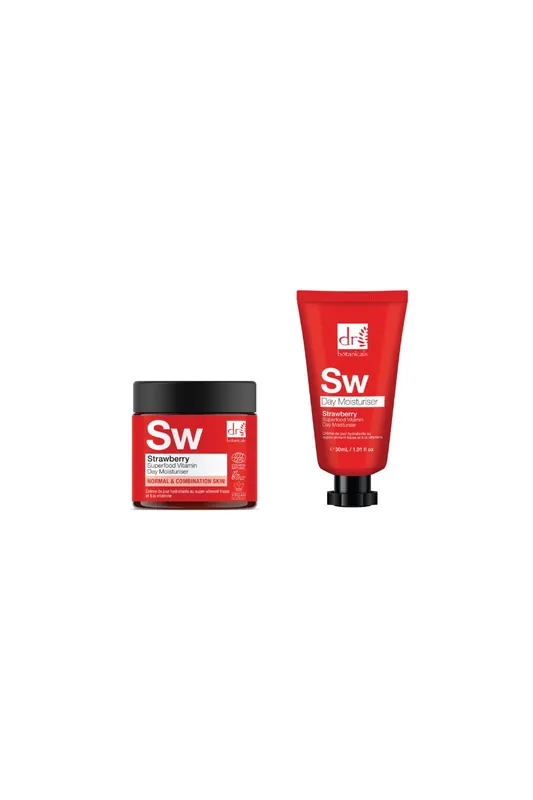 Strawberry Superfood Vitamin Anti-Ageing Day Moisturiser Duo