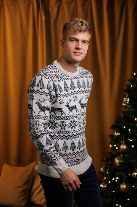 Festive Jacquard Crew Neck Jumper - Tokyo Laundry