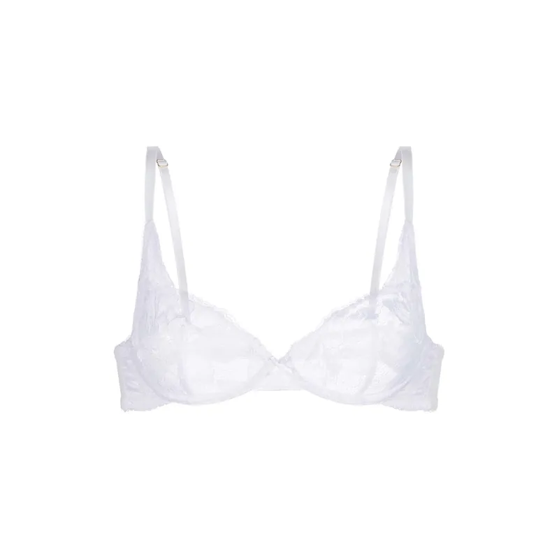 Perfect Lace White Plunge - Dorina