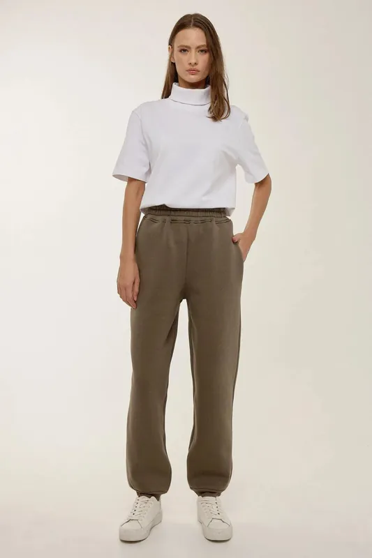 Basic Elastic Waist Sweatpants - Hiccup