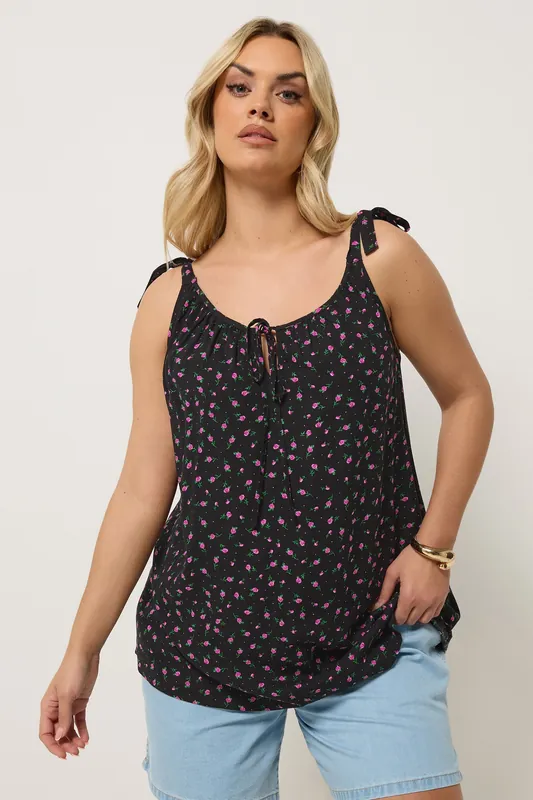 Ditsy Floral Vest Top - Yours