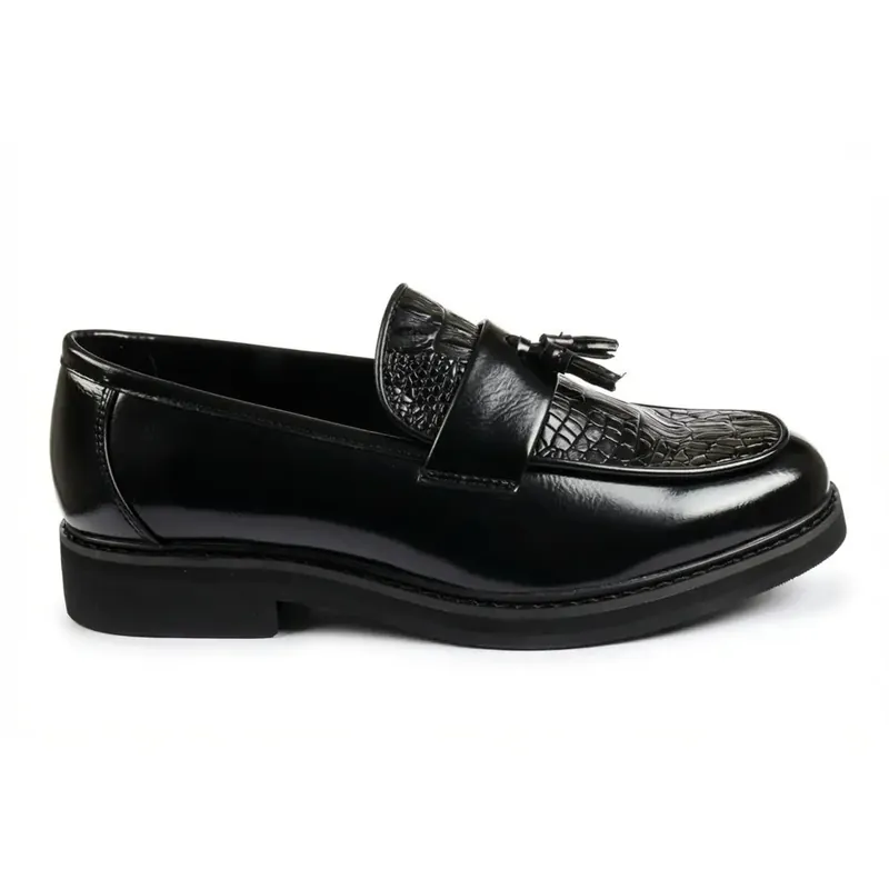 Tassel Loafers Non-Slip Moc-Toe Slip-On Shoes