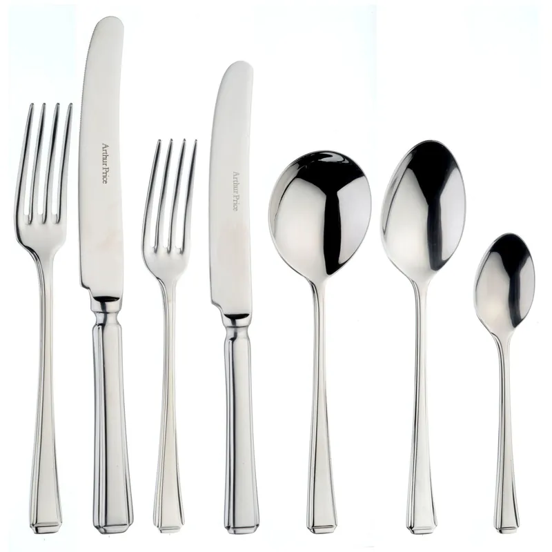 'Harley' Stainless Steel 7 Piece 1 Person Place Setting Boxed Cutlery Set - Arthur Price