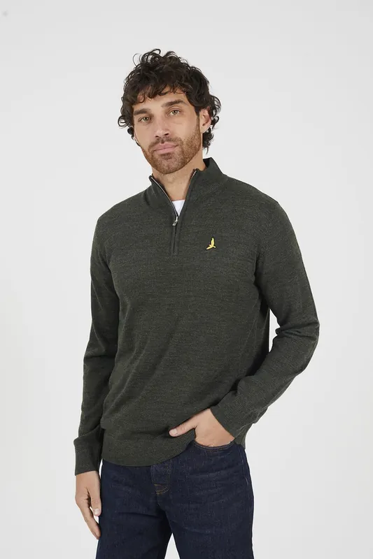 Funnel Neck Zip Jumper - Brave Soul
