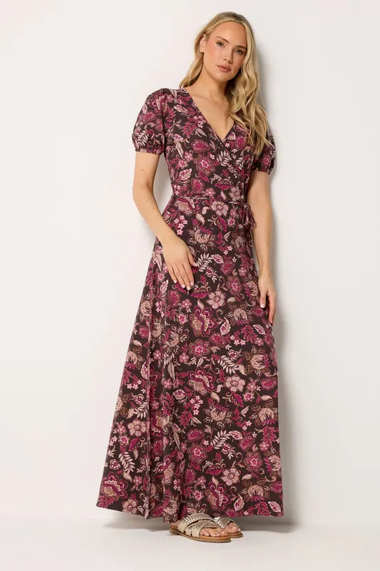 Tall Floral Wrap Maxi Dress - Long Tall Sally