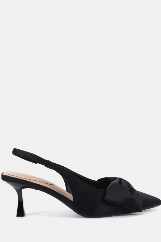 Isadora Bow Slingback Court Shoe - Novo