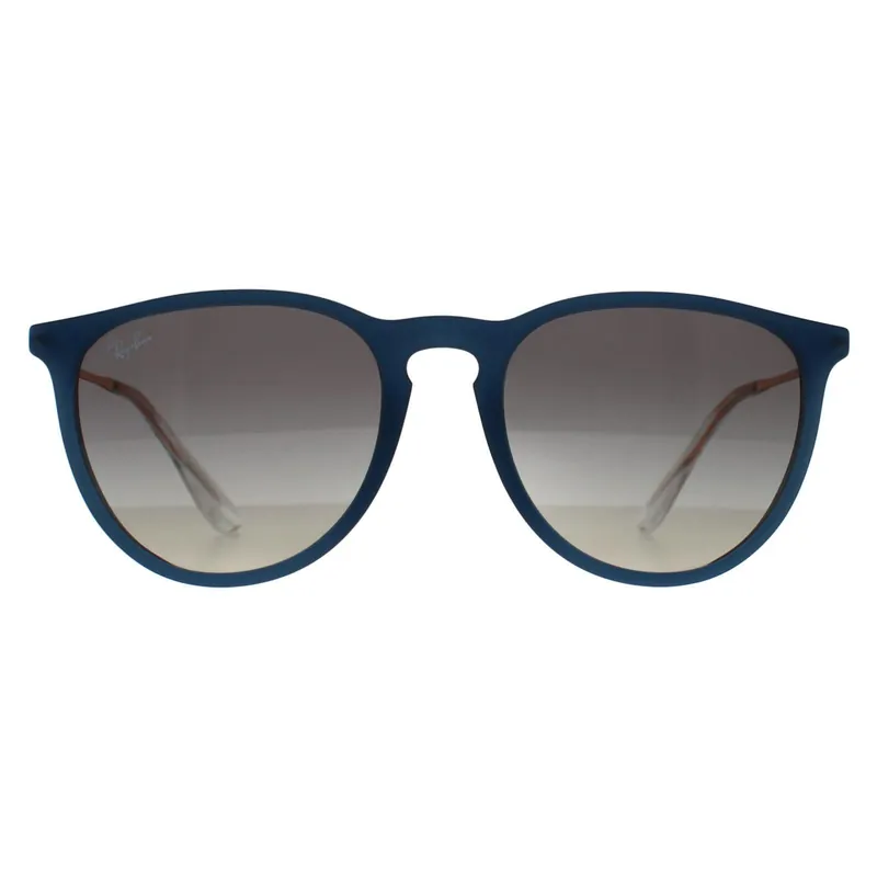 Round Polished Rubber Blue Gradient Grey RB4171 Erika - Ray-Ban
