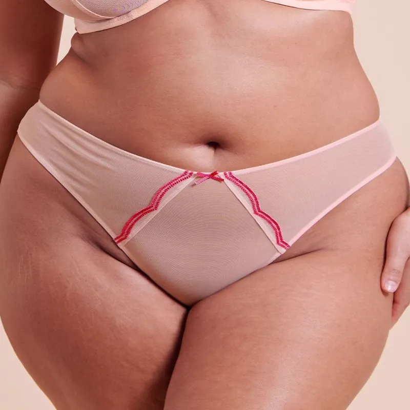 Lightstyle Scallop Brazilian Briefs Knickers Lingerie - Curvy Kate