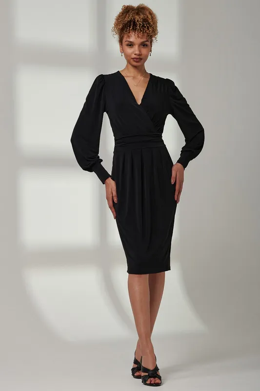 Kinslee Long Sleeve Pegged Dress - Jolie Moi