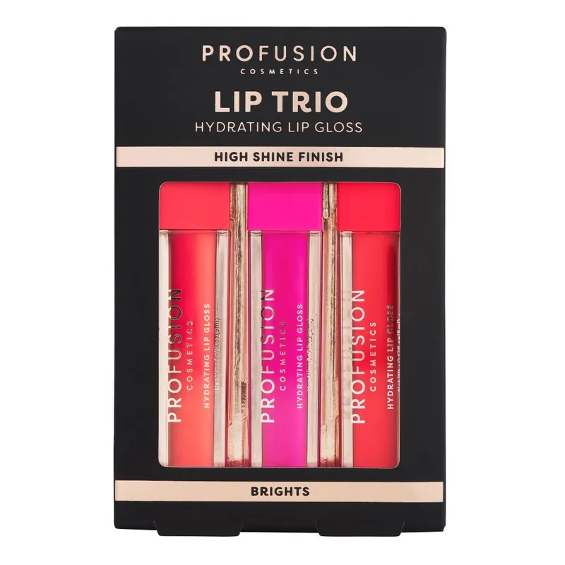 Lip Trio High Shine Lip Gloss - Brights