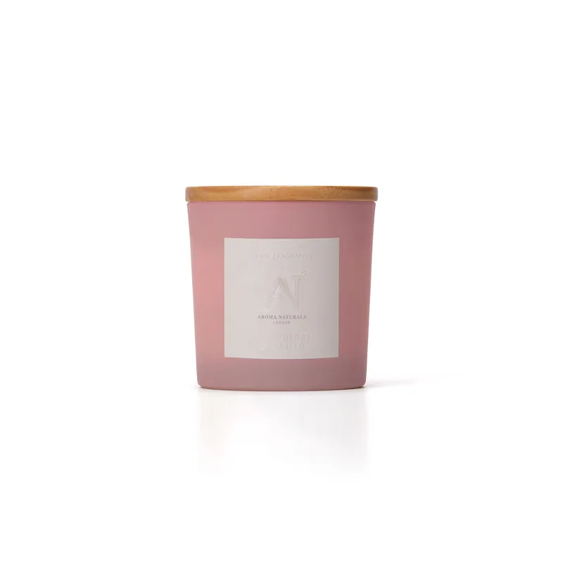 Frosted Decadence Glass Candle - Vanilla Bean Scent