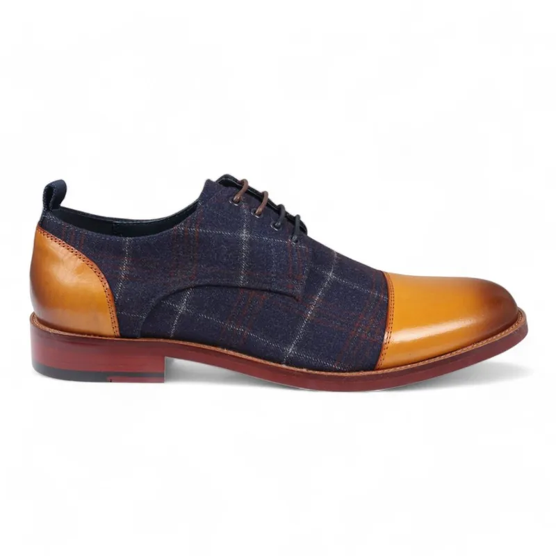 Oxford Leather Brogue Shoes - Ronnie