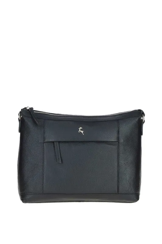 'Windsor' Real Leather Shoulder Bag - Ashwood Leather