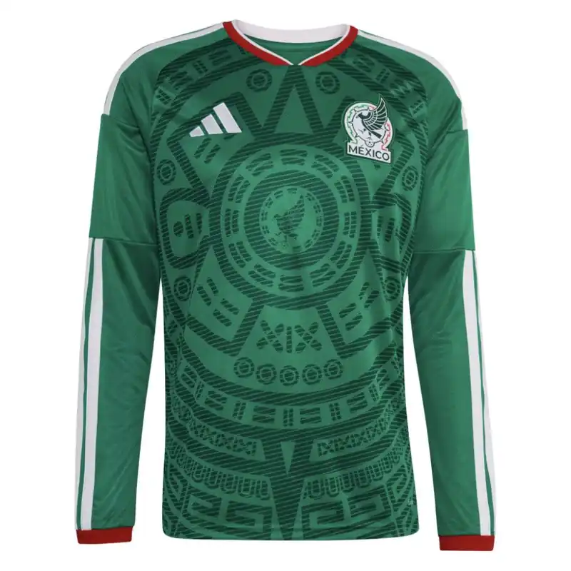 2026 2027 Mens Long Sleeve Home Shirt - Mexico