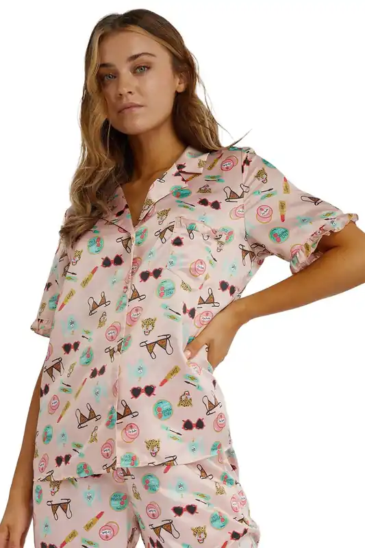 Bodil Jane Best Friend Short Sleeved 'Top' - Playful Promises