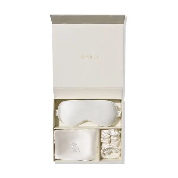 100 % Mulberry Silk Gift Set - Ivory