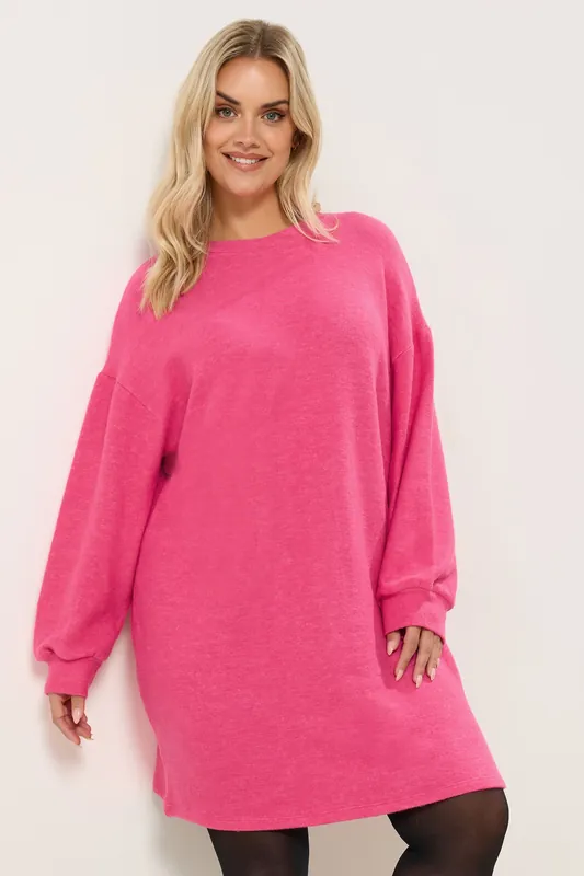 Soft Touch Jumper Dress - Yours