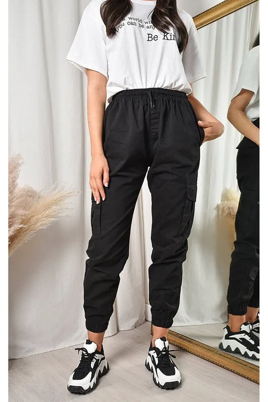 Xanthe Pocket Cargo Trousers - IKRUSH
