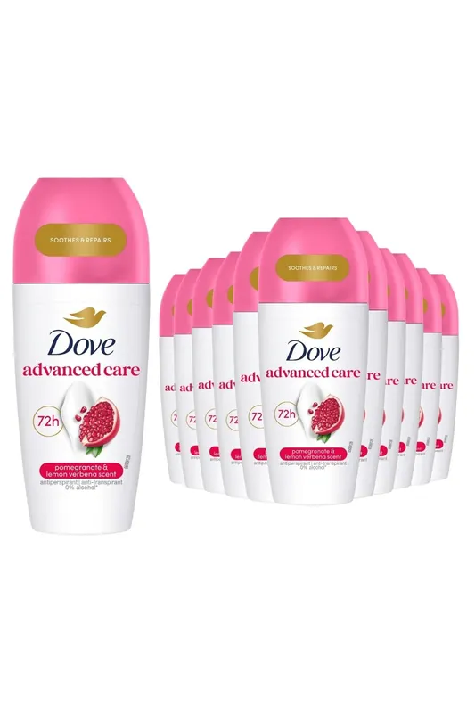Roll On Women's 'Antiperspirant' Pomegranate 72H Lasting, 12x50ml - Dove