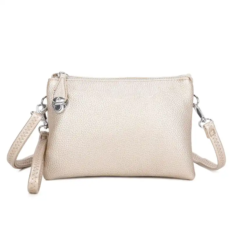 3 Compartments Multifunctionla Crossbody Bag Wristles Handbag - Kitise