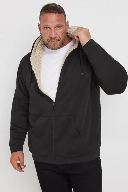 Borg Zip Through Hoodie - BadRhino