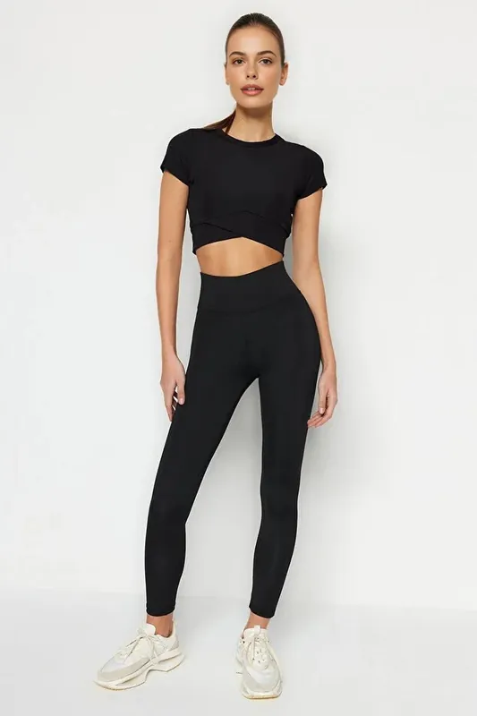 Knit High-Waist Sculpt Leggings