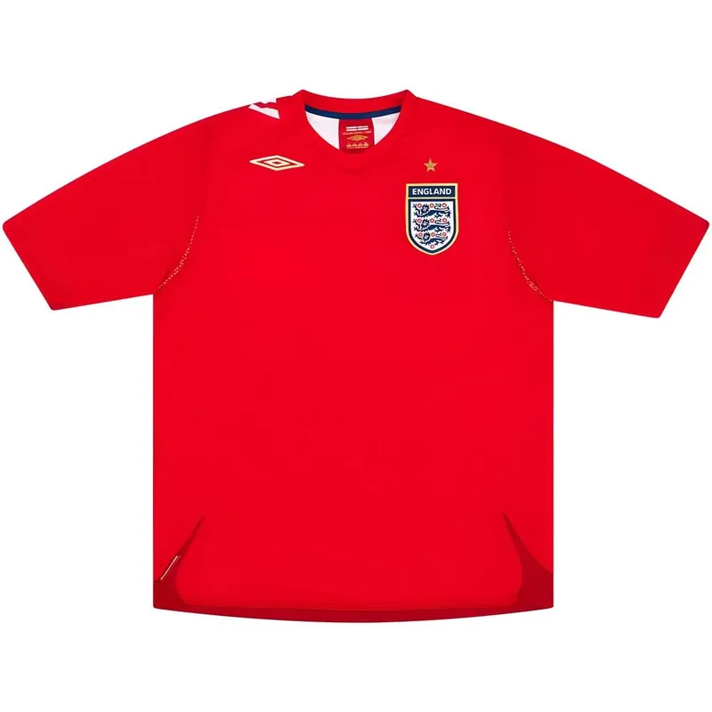 Preloved Mens 2006 08 Away Shirt 2XL Good - England