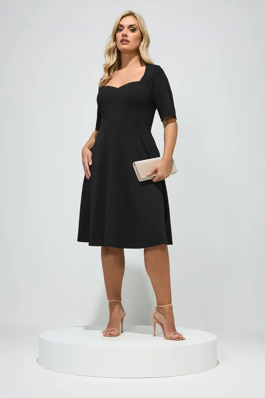 Panel Skater Dress - Yours