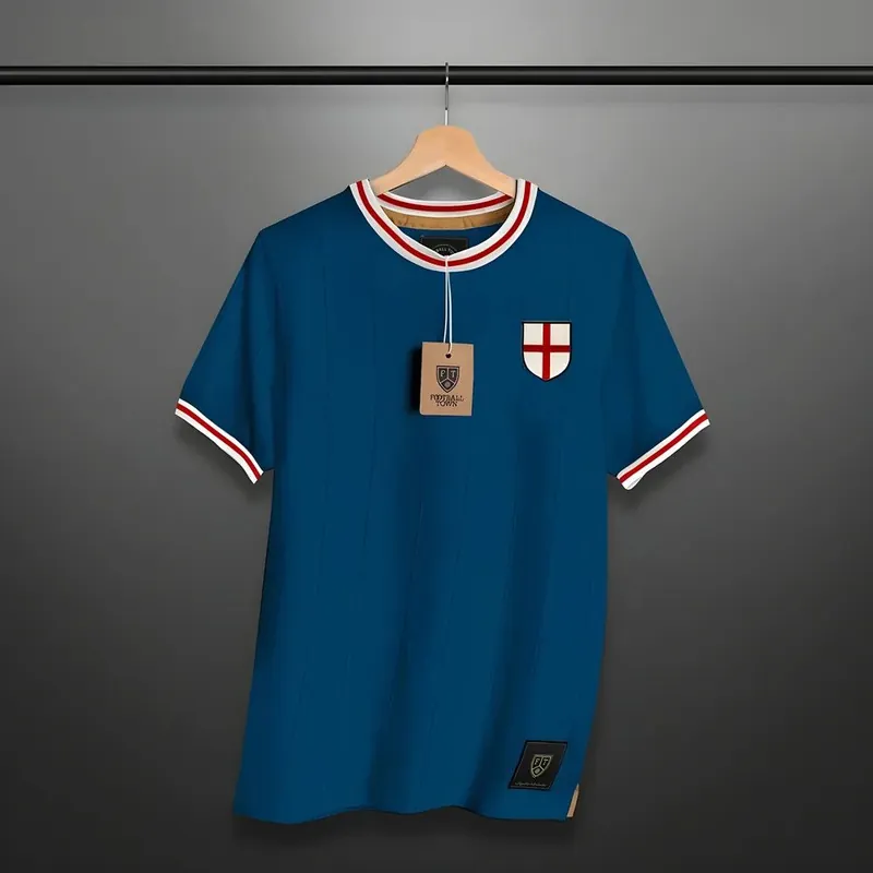 Mens Vintage The Lions Away Soccer Jersey - England