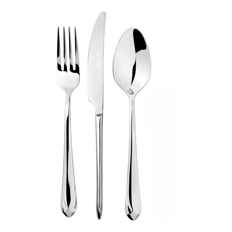 Cutlery Sets Stainless Steel 18/8 12pc Set Catering Versailles - Glim & Glam