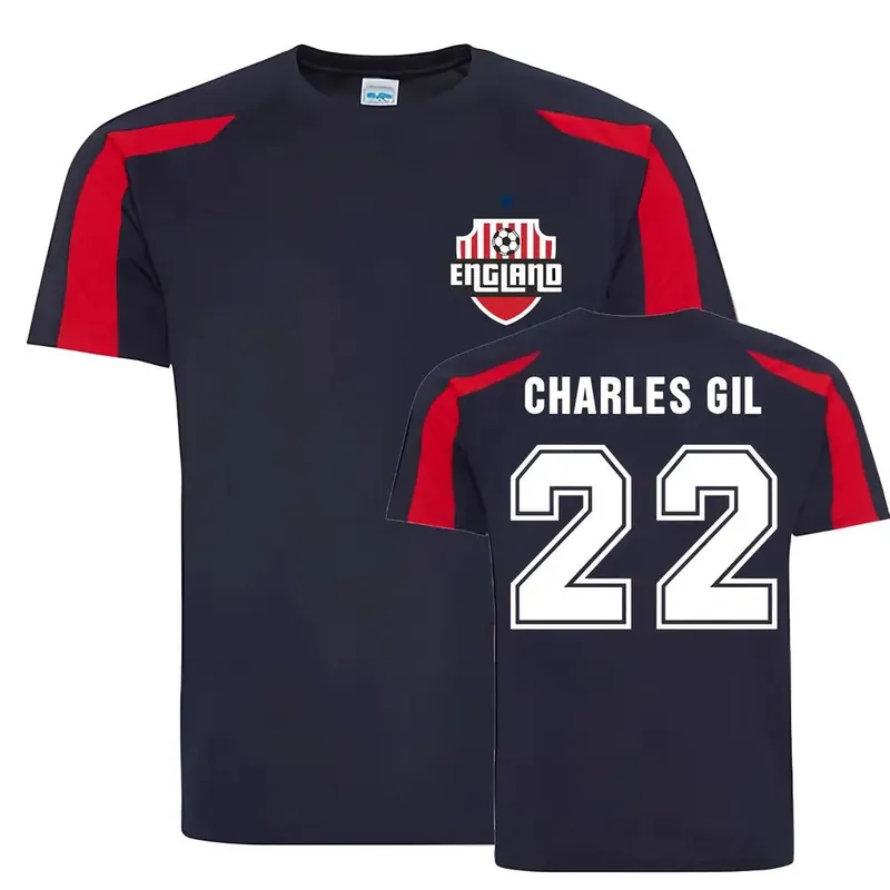 Mens Charles Gil New Sports Training Jersey - England