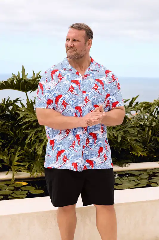 Koi Fish Print Shirt - BadRhino