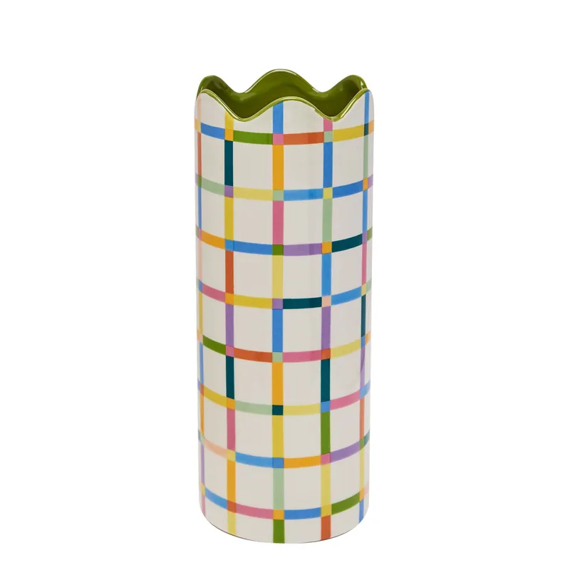 Multi Coloured Vase - Raspberry Blossom