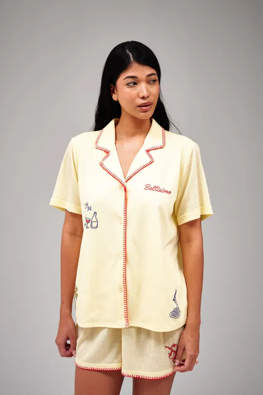 Belissmo Short Sleeve And Short PJ Set - Loungeable