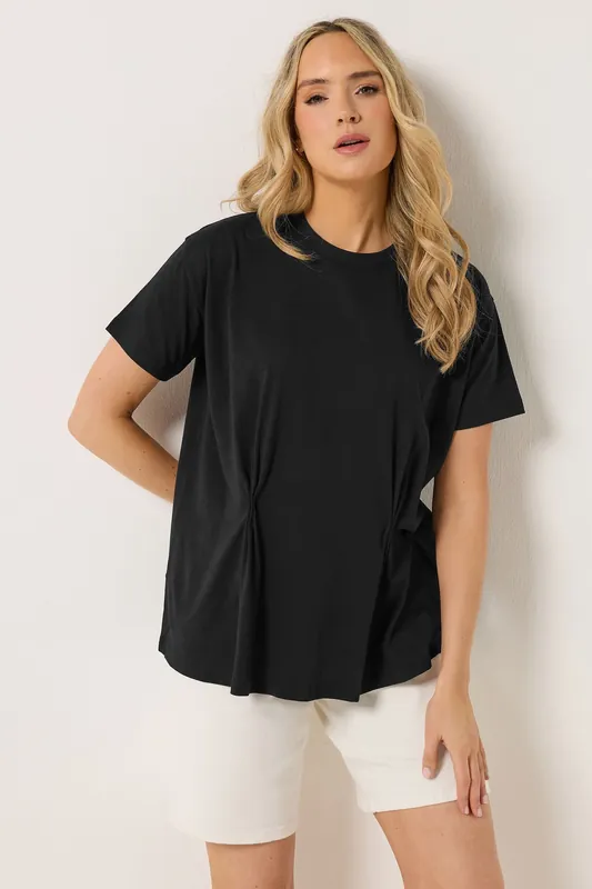 Tall Pleat Front T-Shirt