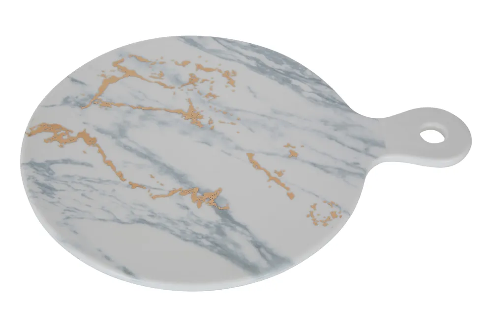 Elegant Design Marble Luxe Cheese Paddle, Versatile Cheese Paddle For Kitchen, Durable Wooden Board - Orsina