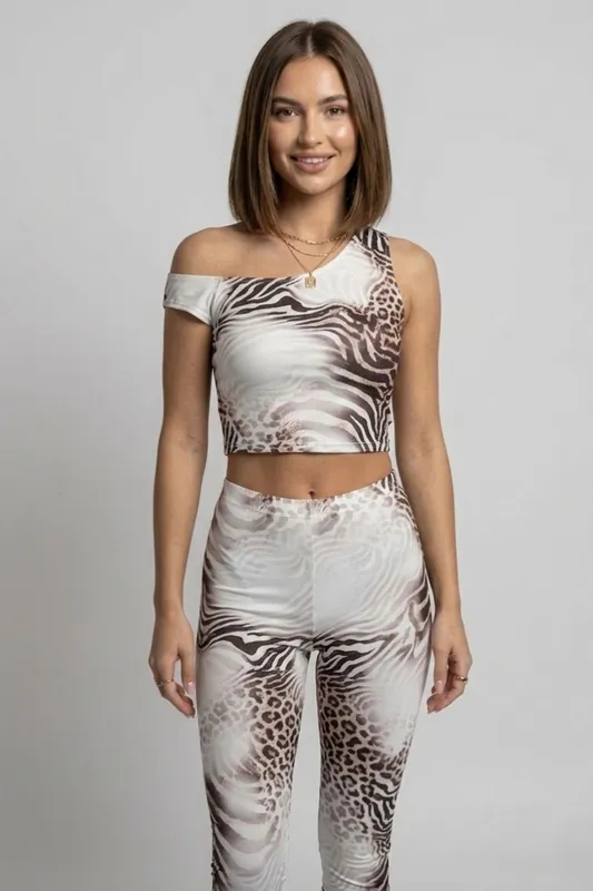 Leopard Print Slinky - Co-Ord Set