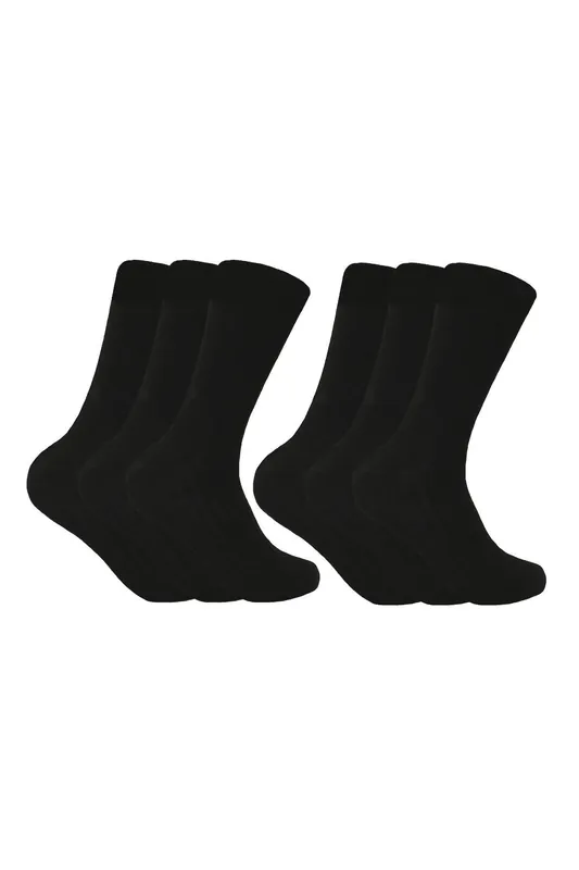 6 Pack Thick Warm Wool Blend Hiking Socks - Sock Snob