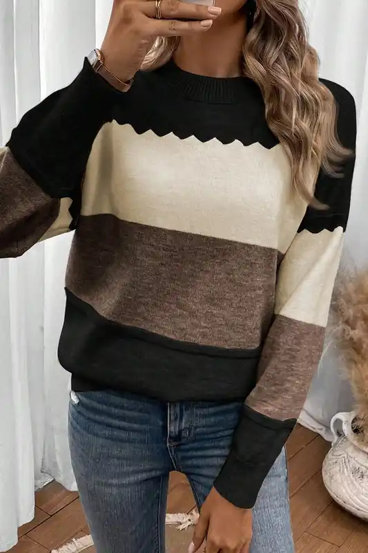Striped Long Sleeve Top - Everyday The Label