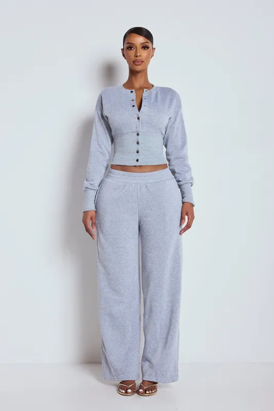 The Sofia Joggers Grey - LEMONLUNAR