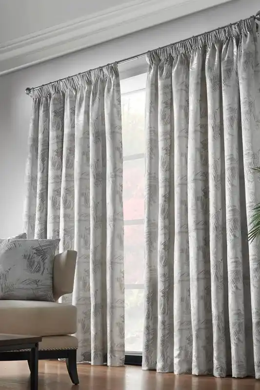 Fiji Lined Taped Pencil Pleat Curtains - Alan Symonds