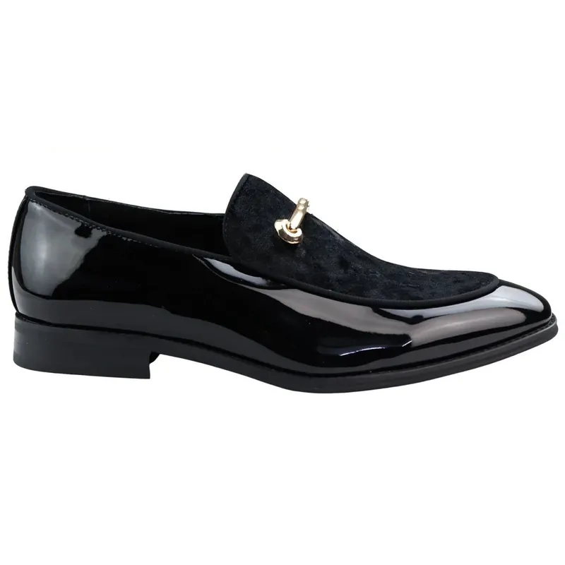 Moccasin Loafers Shoes Leather Lined Slip On Velvet Smart Formal Shoe - TruClothing