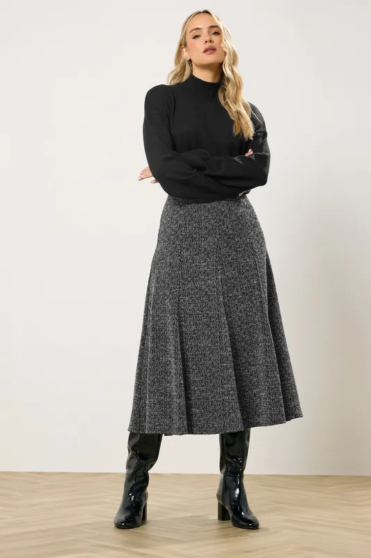 Tall Boucle Midi Skirt - Long Tall Sally